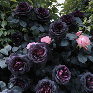 Роза Черная купить по цене от 450р. в интернет-магазине «Посадика» с доставкой почтой в в Цимлянске и по всей России – [изображение №1].